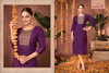 Bina By Aanchi Roman Silk Straight Embroidered Kurti Best Wholesale Shop In Surat